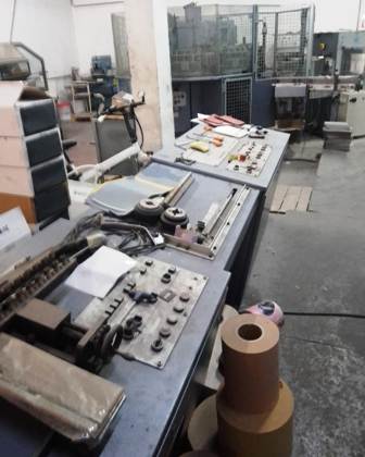 Used paper and corrugated box machinery